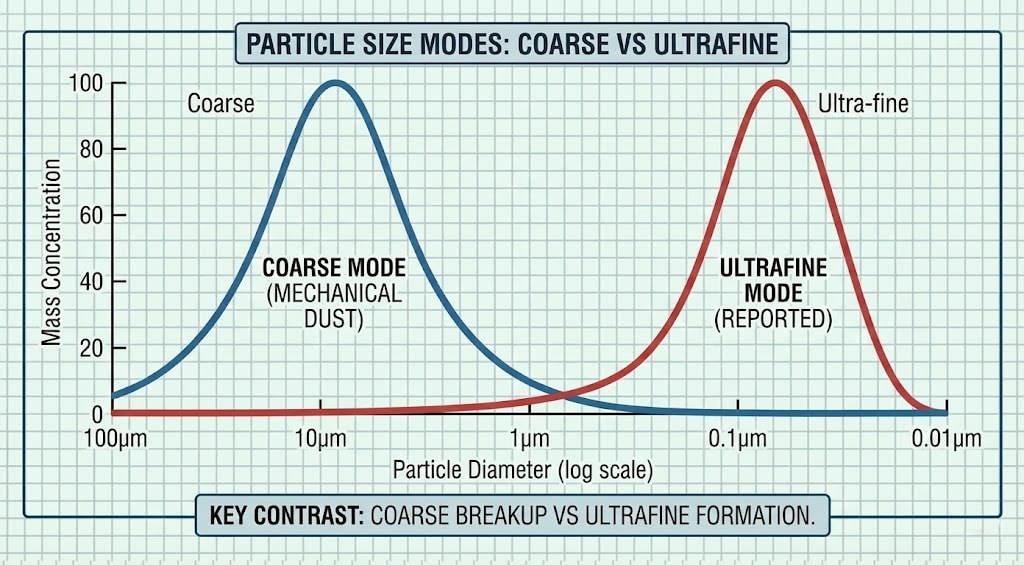 Diagram 35. Analysis diagram of Evidence File B showing ultrafine particle distribution and nano-scale dissociation mechanism