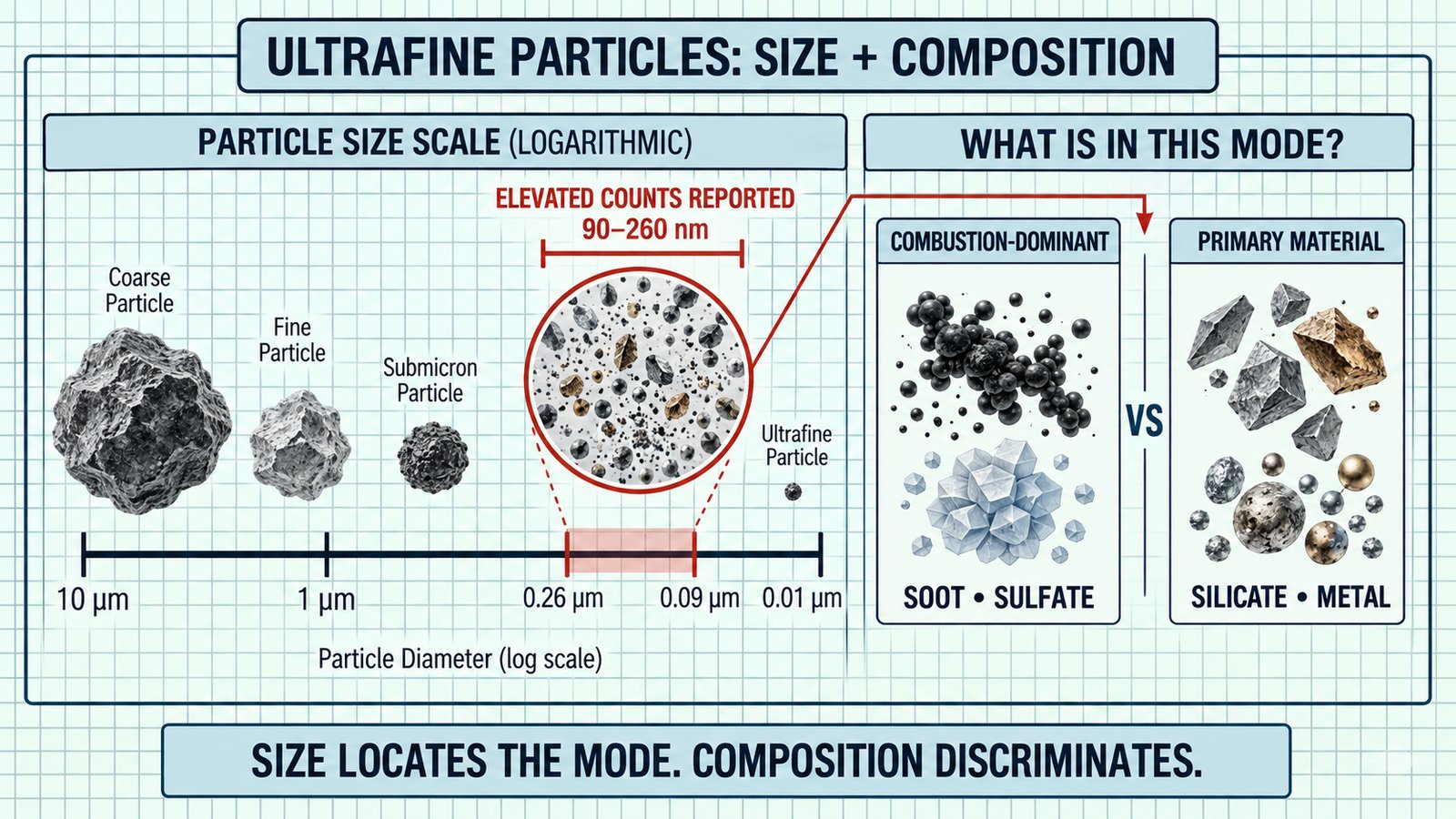 Diagram 35. Combined ultrafine particle-size and composition discriminator.